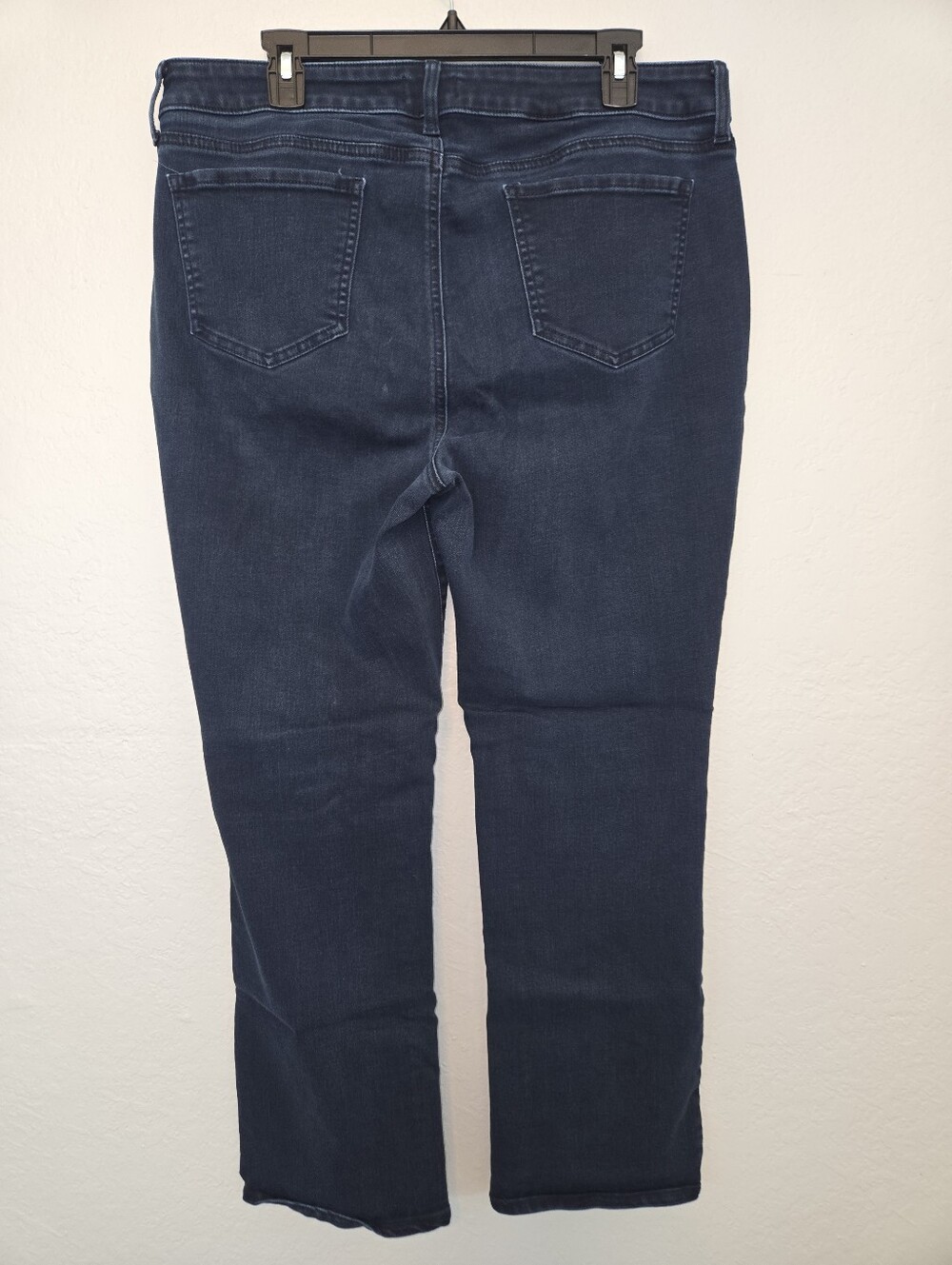 NYDJ Indigo High-Rise Straight Leg Jeans Size 16 - Picture 3 of 6